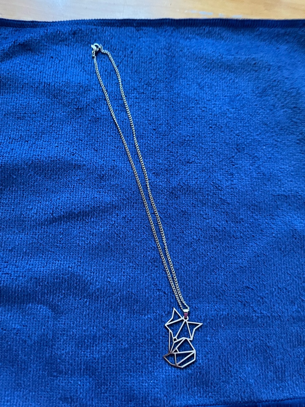 Origami Fox Necklace